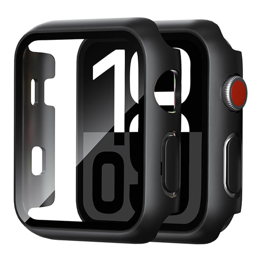 Techsuit Defense360 Pro hoes voor Apple Watch 38mm Series, Zwart
