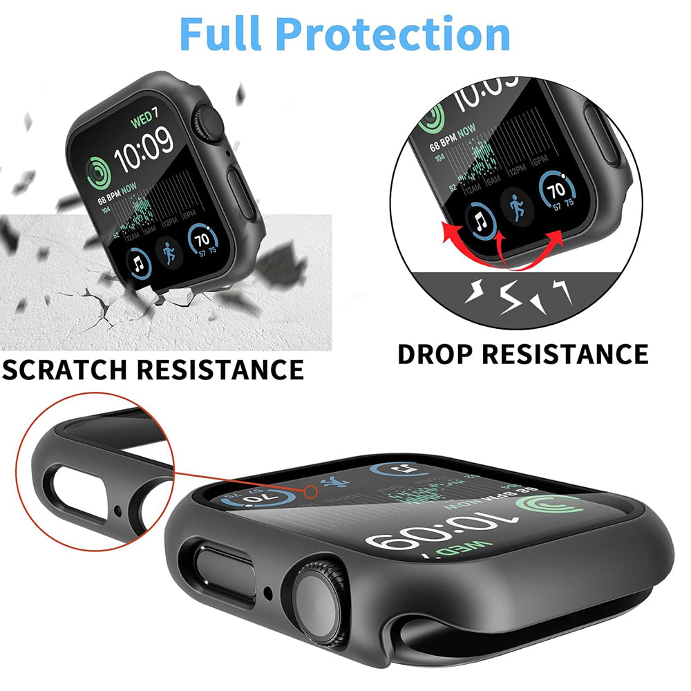 Techsuit Defense360 Pro hoes voor Apple Watch 44mm Series, Zwart