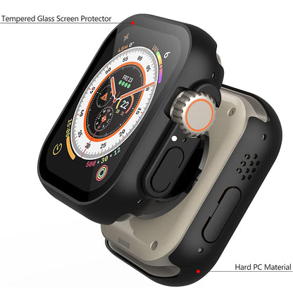Techsuit Defense360 Pro hoes voor Apple Watch Ultra Series, Zwart
