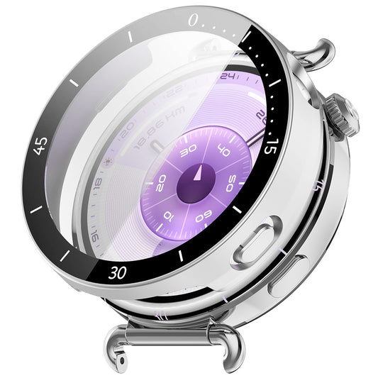 Techsuit Defense360 Pro Bezel Case for Huawei Watch GT 6 41mm, Silver