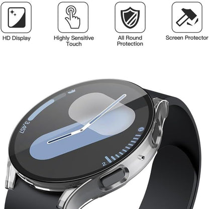 Techsuit Defense360 Pro hoes voor Samsung Galaxy Watch7 44mm, Transparant