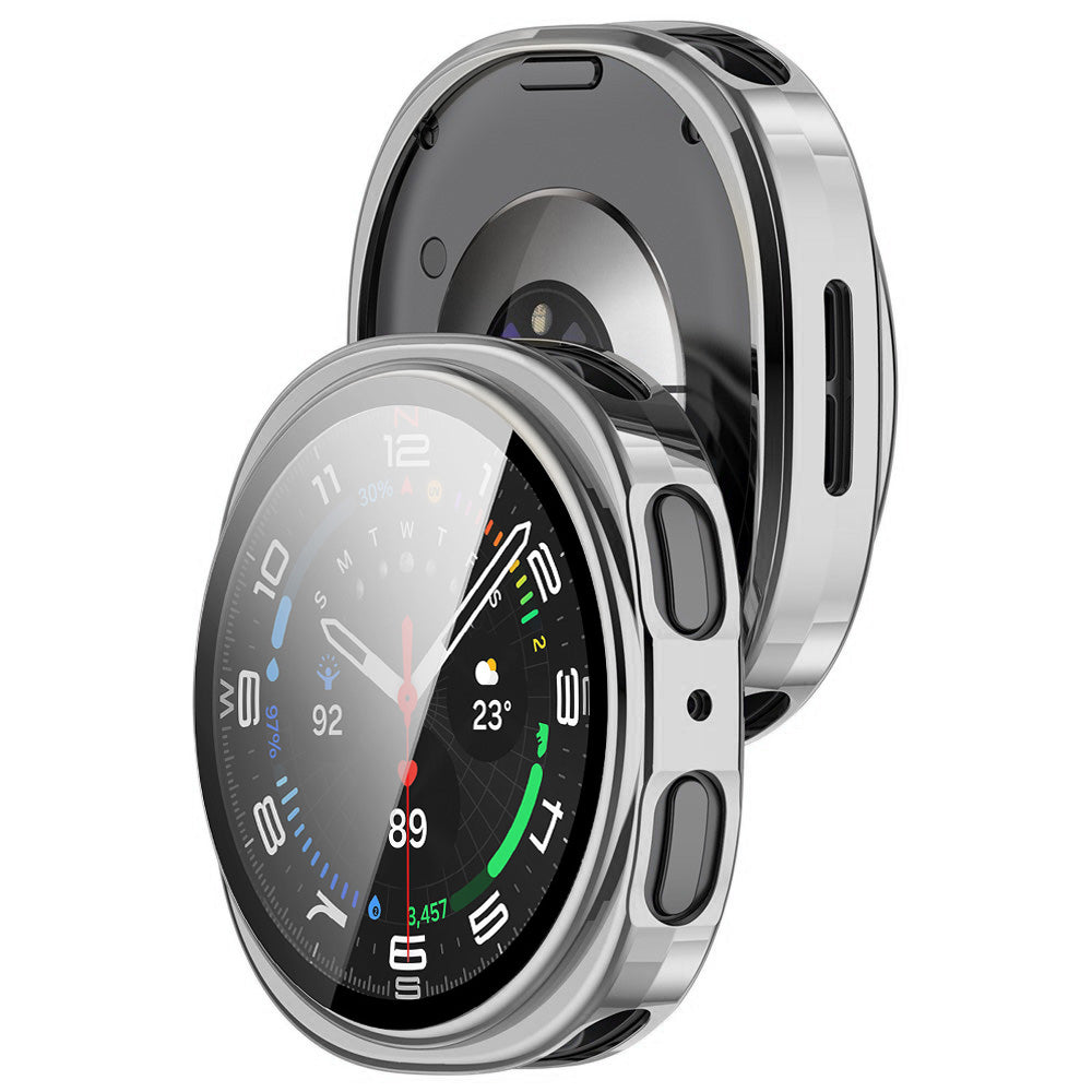 Techsuit Defense360 Pro hoes voor Samsung Galaxy Watch8 40mm, Zilver