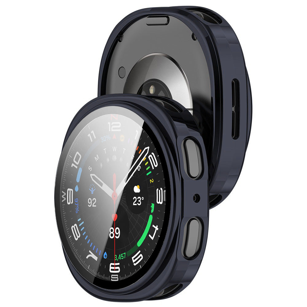 Techsuit Defense360 Pro Case for Samsung Galaxy Watch8 44mm, Navy Blue