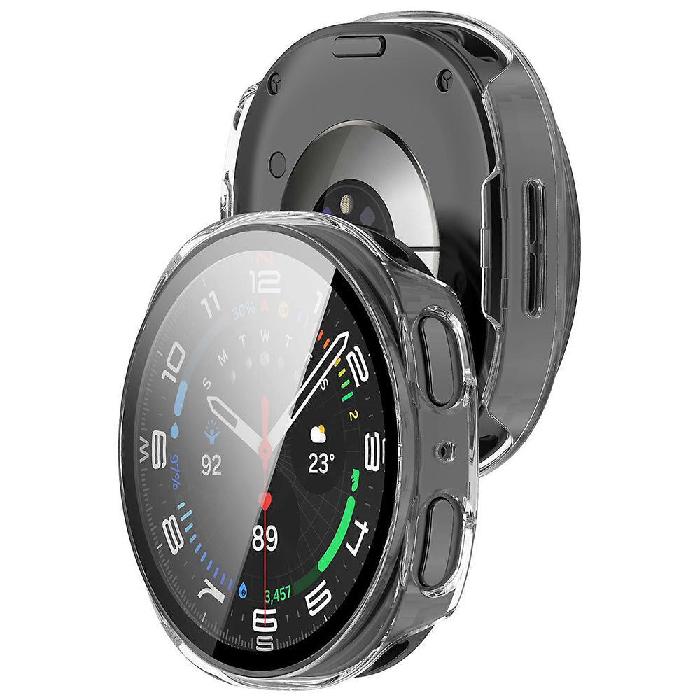 Techsuit Defense360 Pro Case for Samsung Galaxy Watch8 44mm, Transparent