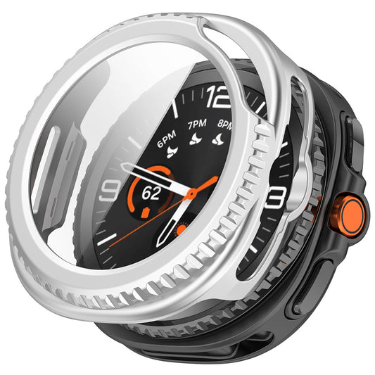 Techsuit Defense360 Pro hoes voor Samsung Galaxy Watch8 Classic, Zilver