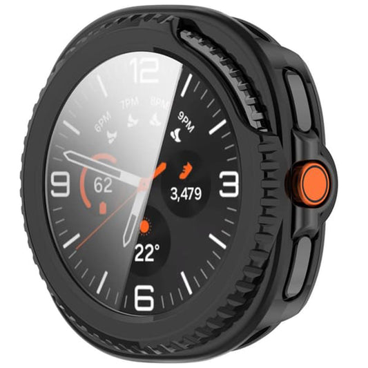 Techsuit Defense360 Pro hoes voor Samsung Galaxy Watch8 Classic, Mat Zwart
