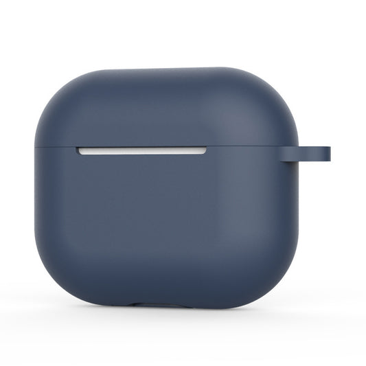 Techsuit Silicone Hoesje voor Apple AirPods 4, Marineblauw