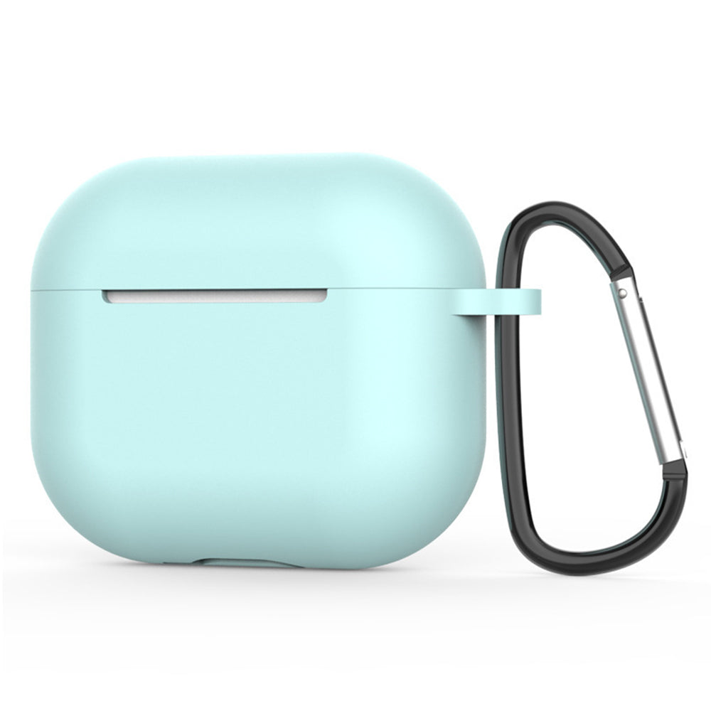 Techsuit Silicone Hoesje voor Apple AirPods 4, Licht Turkoois