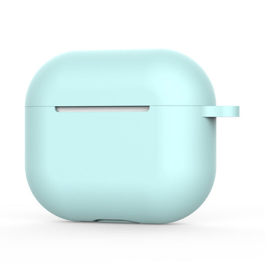 Techsuit Silicone Hoesje voor Apple AirPods 4, Licht Turkoois