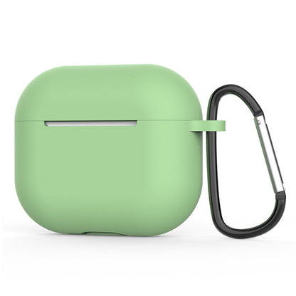 Techsuit Silicone Case for Apple AirPods 4, Light Green