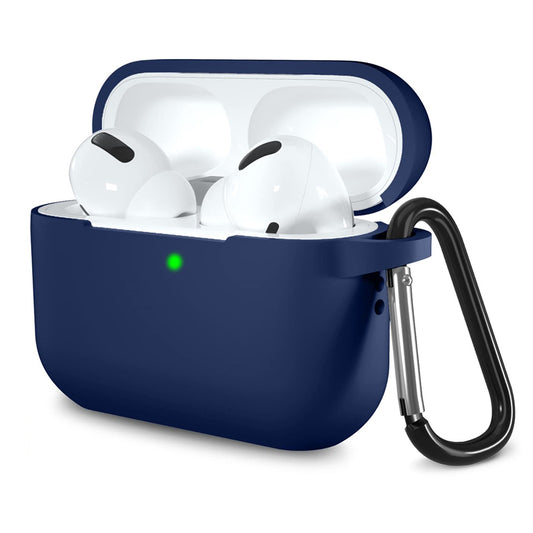 Techsuit Silicone Hoesje voor Apple AirPods Pro Series, Marineblauw