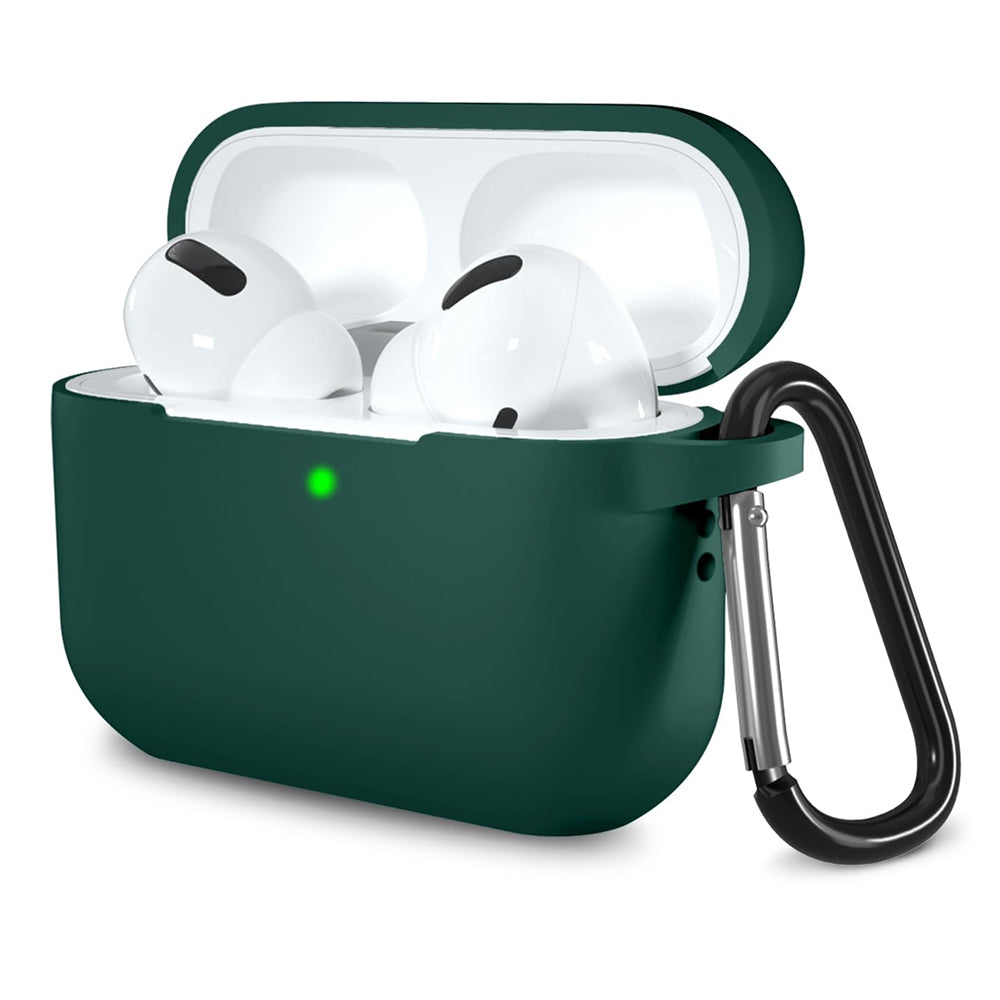 Techsuit Silicone hoes voor Apple AirPods Pro Series, Donkergroen