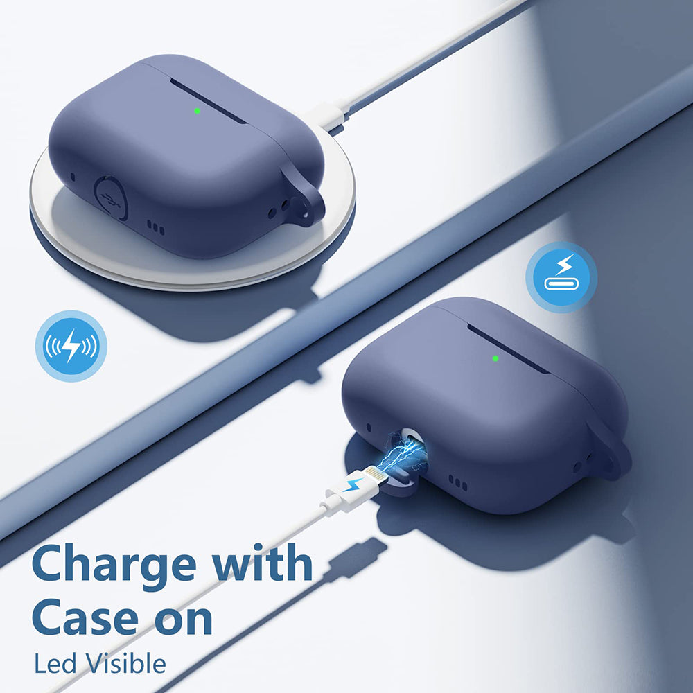 Techsuit Silicone hoes voor Apple AirPods Pro Series, Donkergroen