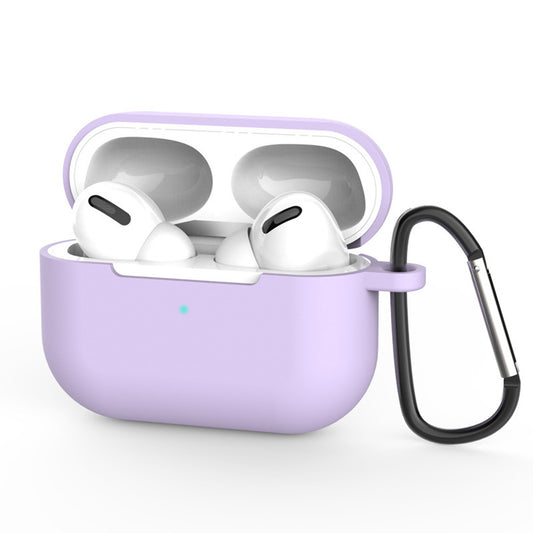 Techsuit Siliconen Hoesje voor Apple AirPods Pro 3, Paars
