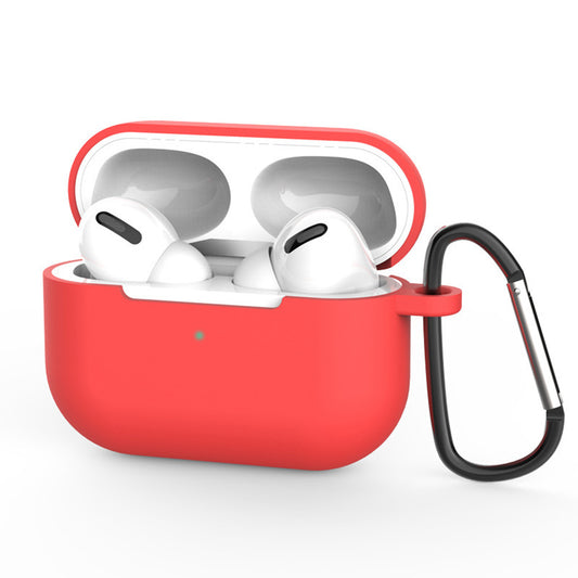 Techsuit Siliconen Hoesje voor Apple AirPods Pro 3, Rood