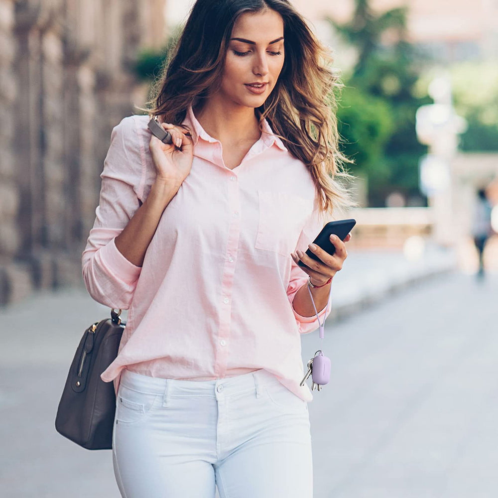 Techsuit Siliconenhoes voor Apple AirPods Pro Series, Blauw