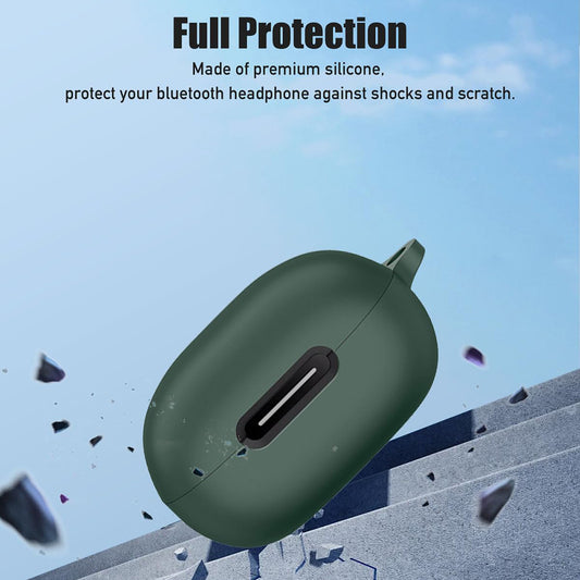 Techsuit Silicone Hoesje voor OnePlus Buds Pro 2, Zwart