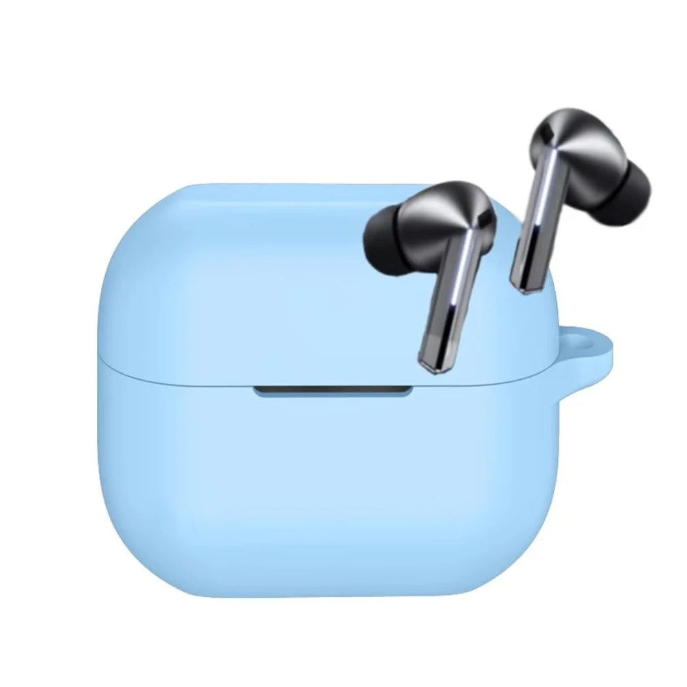 Techsuit Silicone hoesje voor Samsung Galaxy Buds3 FE / Buds3 Pro / Buds3, Blauw
