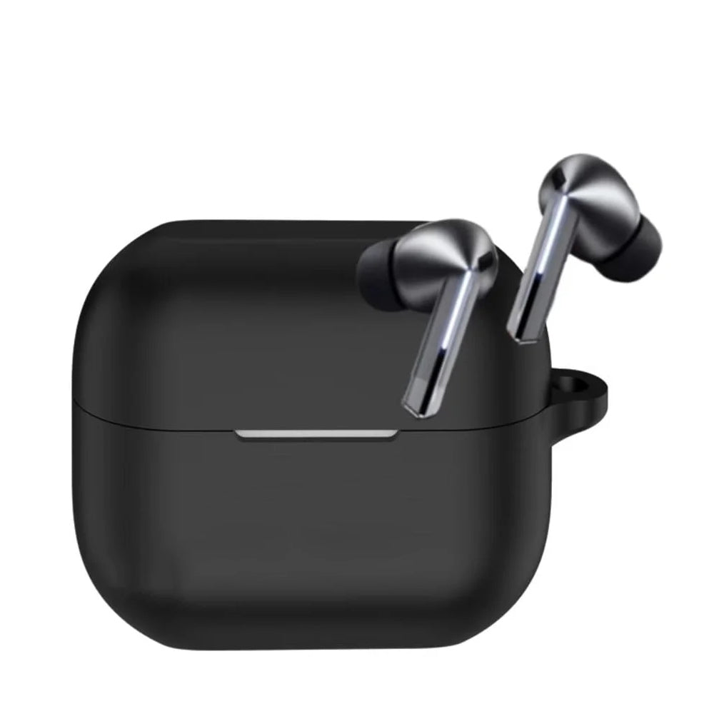 Techsuit Silicone hoesje voor Samsung Galaxy Buds3 FE / Buds3 Pro / Buds3, Zwart