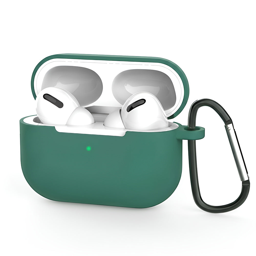 Techsuit Silicone Hoes voor Apple AirPods Pro 3, Groen