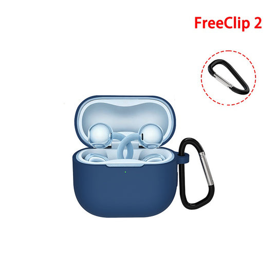 Techsuit Silicone Hoes voor Huawei FreeClip 2, Zwart