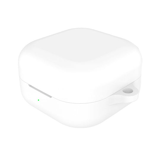 Techsuit Silicone Hoes voor Samsung Galaxy Buds4 / Buds4 Pro, Wit
