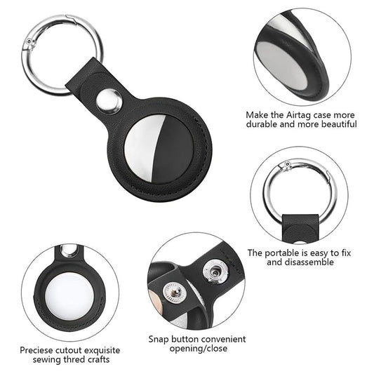 Techsuit SLH1 hoes voor Apple AirTag, Zwart