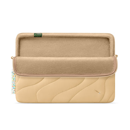 Tomtoc Terra hoes voor 14-inch laptop, Crème