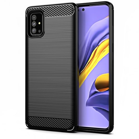 Hoes voor Samsung Galaxy A51 5G A516, Carbon, Zwart