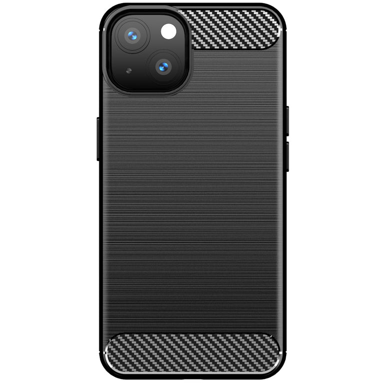 Hoesje voor Apple iPhone 14, OEM, Carbon, Zwart