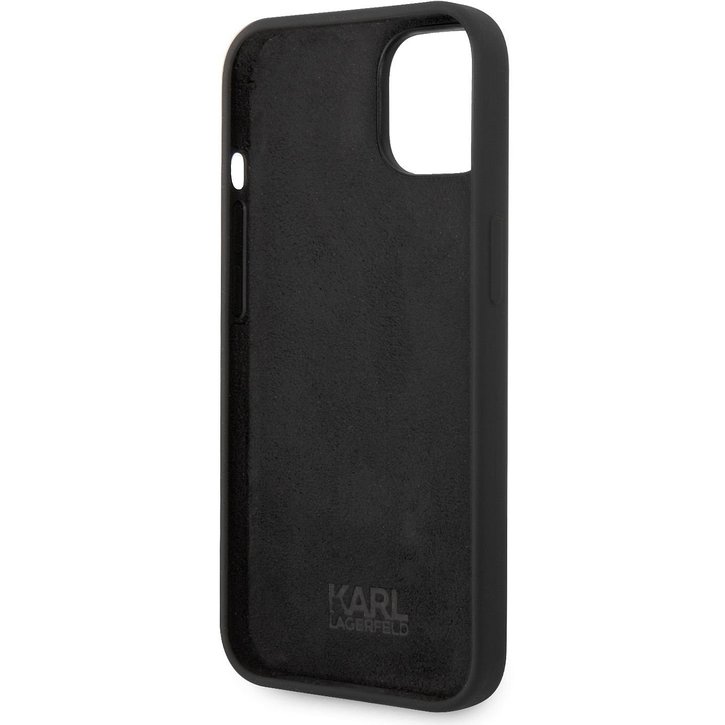 Hoes voor Apple iPhone 14 Plus, Karl Lagerfeld, Silicone Body Choupette, Zwart