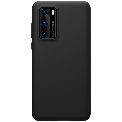 Hoesje voor Huawei P40, Nillkin, Flex Pure Liquid Silicone, Zwart