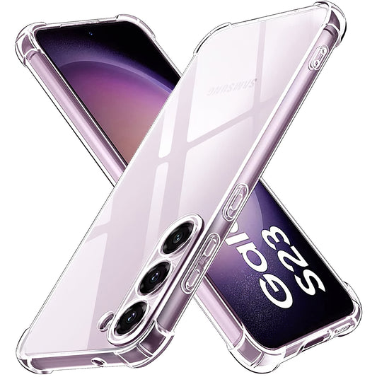 Hoes voor Samsung Galaxy S23 Ultra S918, OEM, Schokbestendig, Transparant