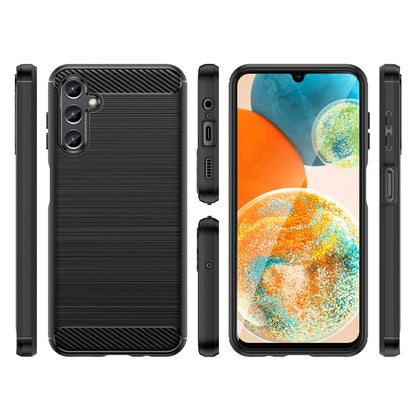 Hoes voor Samsung Galaxy A14 A145 / A14 5G A146, OEM, Carbon, Zwart