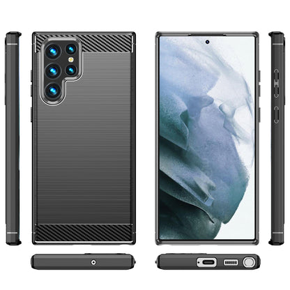 Hoes voor Samsung Galaxy S23 Ultra S918, OEM, Carbon, Zwart