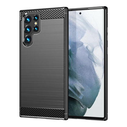 Hoes voor Samsung Galaxy S23 Ultra S918, OEM, Carbon, Zwart