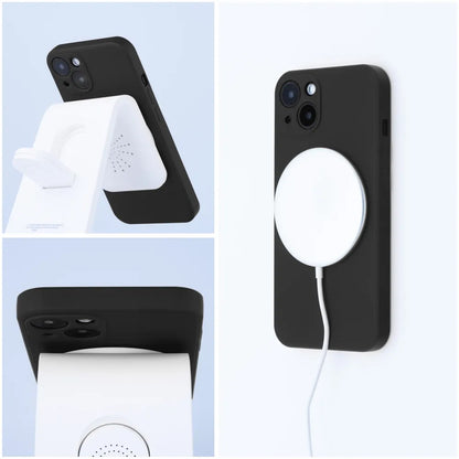 MagSafe Case for Apple iPhone 12 Pro, OEM, Silicone, Black