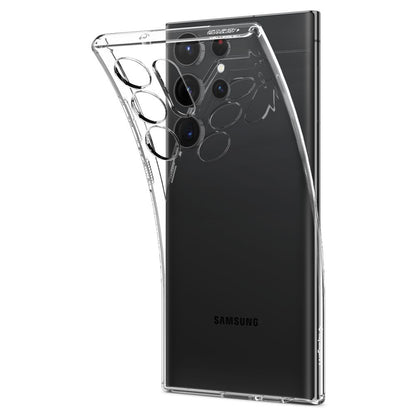 Hoesje voor Samsung Galaxy S23 Ultra S918, Spigen, Liquid Crystal, Transparant ACS05610