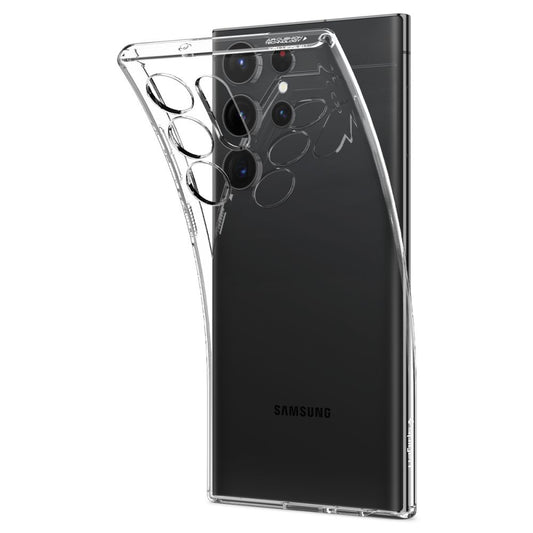 Hoesje voor Samsung Galaxy S23 Ultra S918, Spigen, Liquid Crystal, Transparant ACS05610