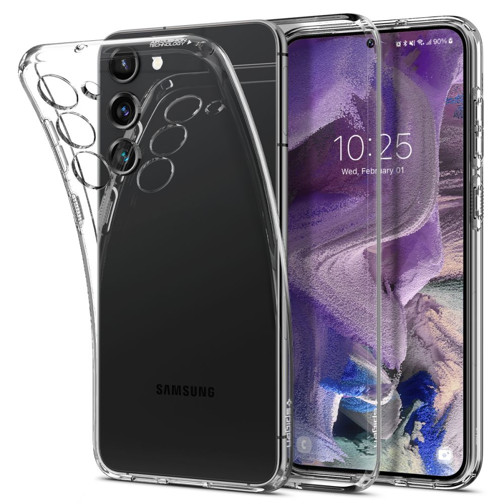 Case for Samsung Galaxy S23 S911, Spigen, Liquid Crystal, Transparent ACS05708