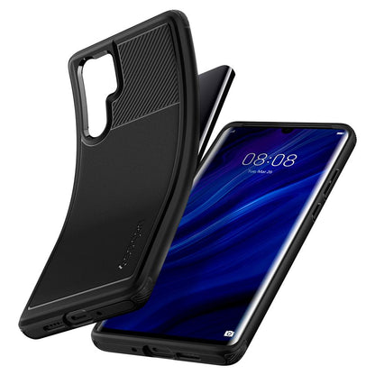 Case for Huawei P30 Pro, Spigen, Rugged Armor, Black L37CS25725