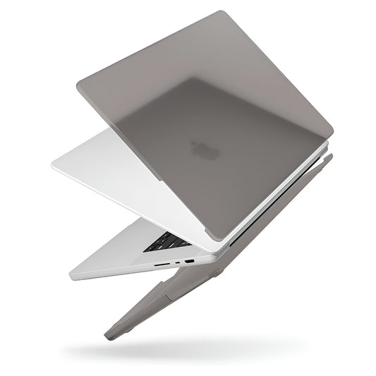 UNIQ Claro hoes voor Apple MacBook Pro 16inch (2026) / (2024) / (2023) / (2021), Matgrijs