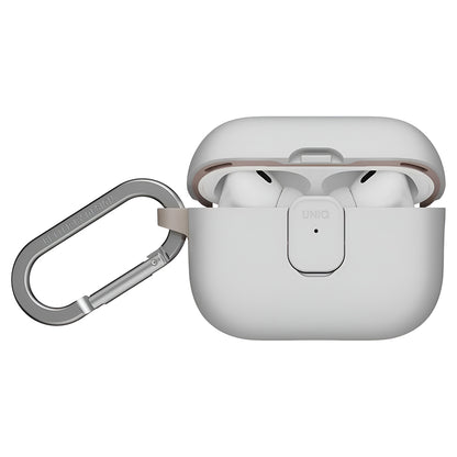 UNIQ Clyde hoes voor Apple AirPods Pro 3, Grijs Beige