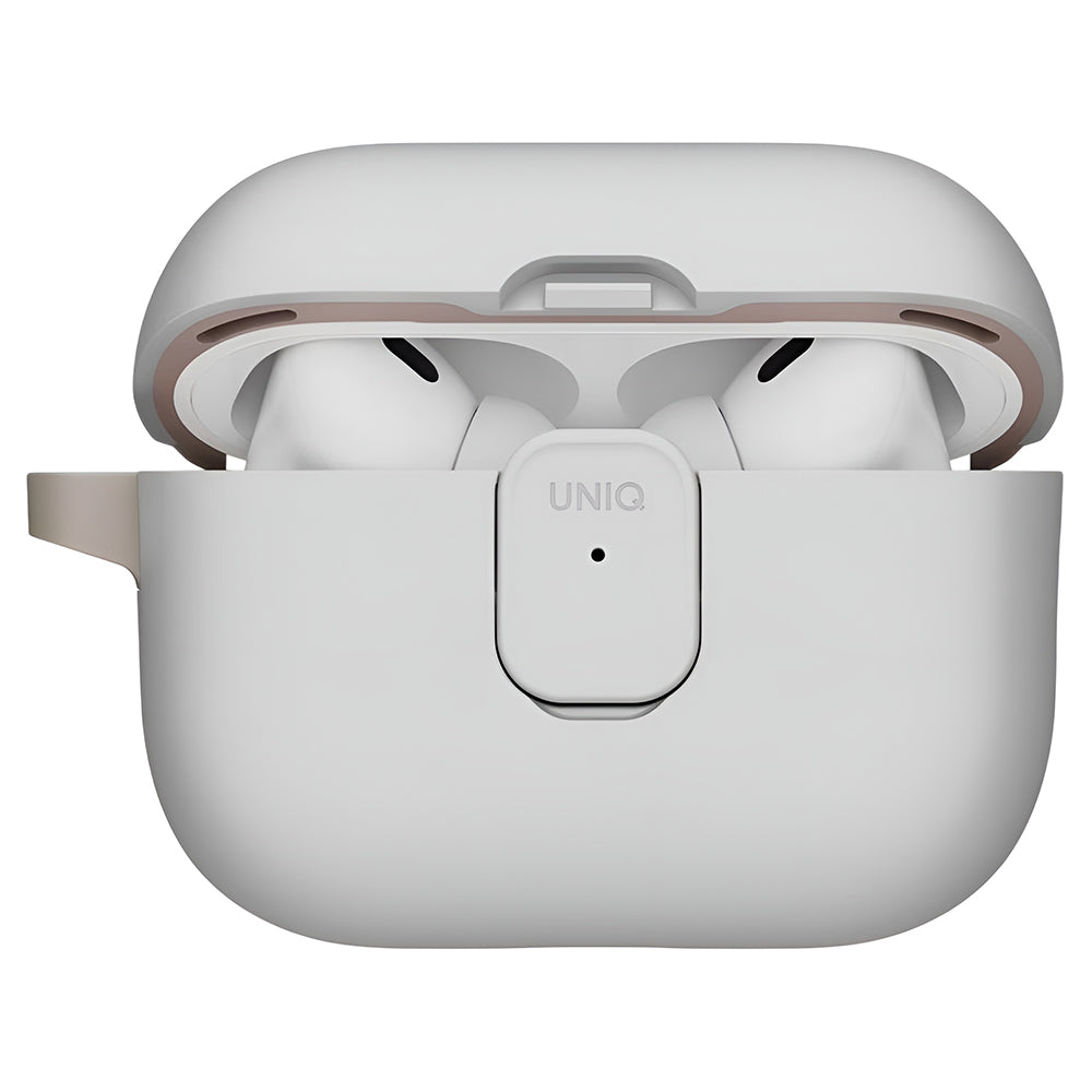 UNIQ Clyde hoes voor Apple AirPods Pro 3, Grijs Beige