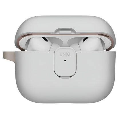 UNIQ Clyde hoes voor Apple AirPods Pro 3, Grijs Beige