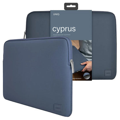 UNIQ Cyprus hoes voor laptop max. 14 inch, marineblauw