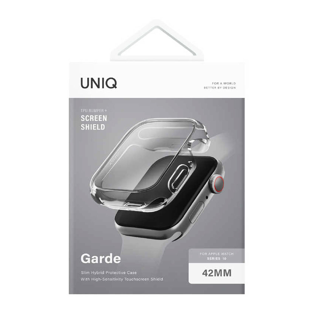 UNIQ Garde hoesje voor Apple Watch Series 11 42mm, Transparant