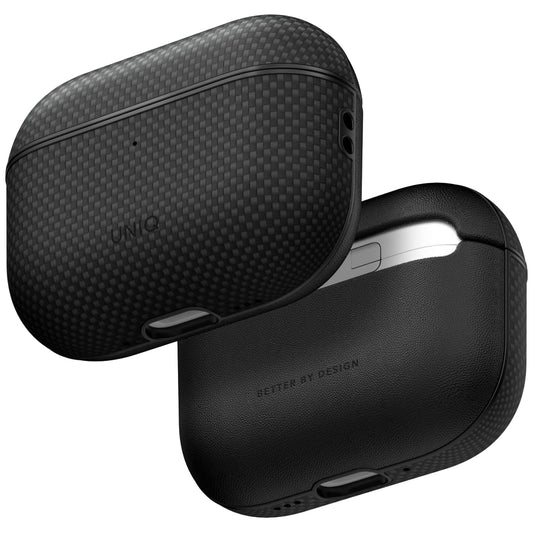 UNIQ Keva Prime hoes voor Apple AirPods Pro 3, Zwart