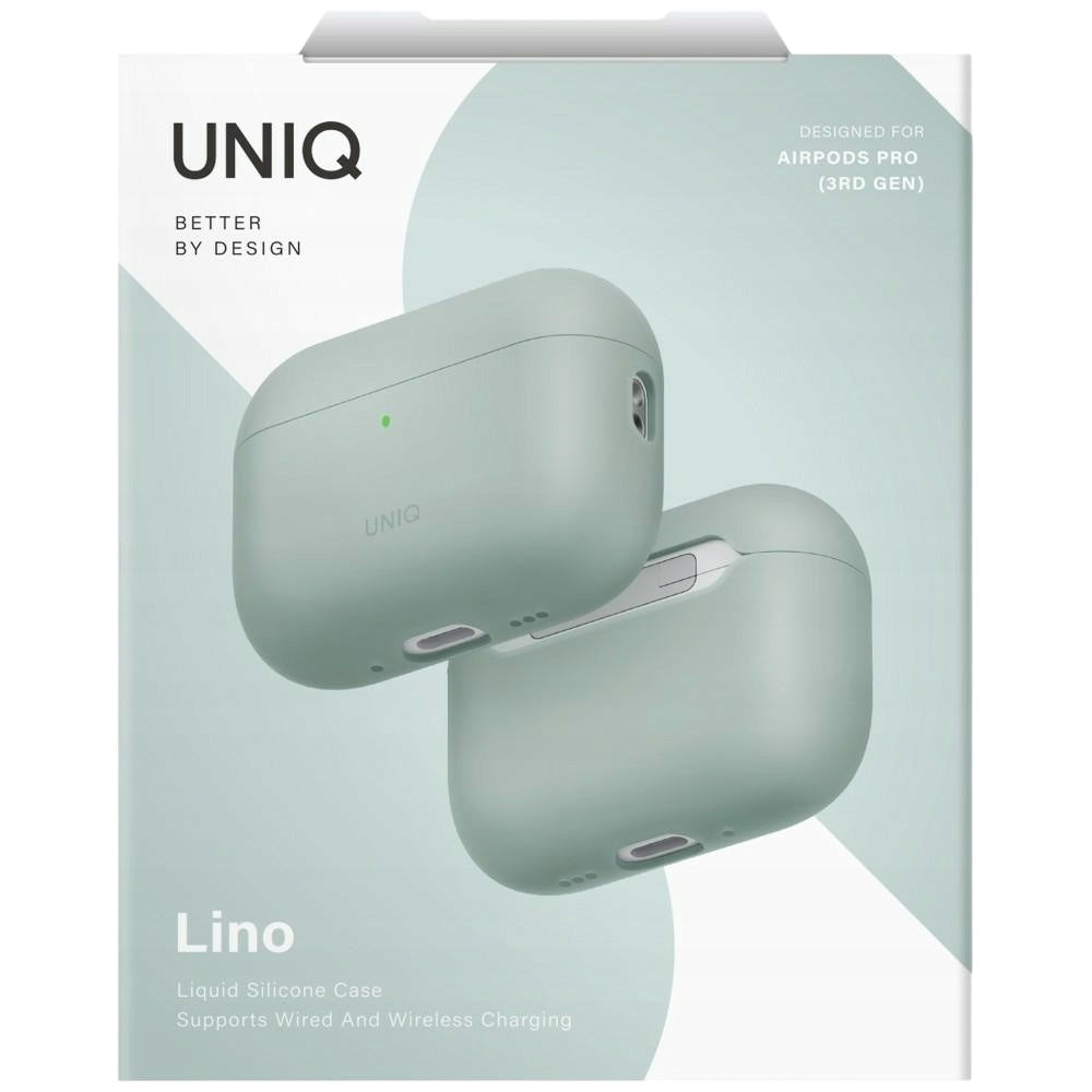 UNIQ Lino hoes voor Apple AirPods Pro 3, Mintgroen