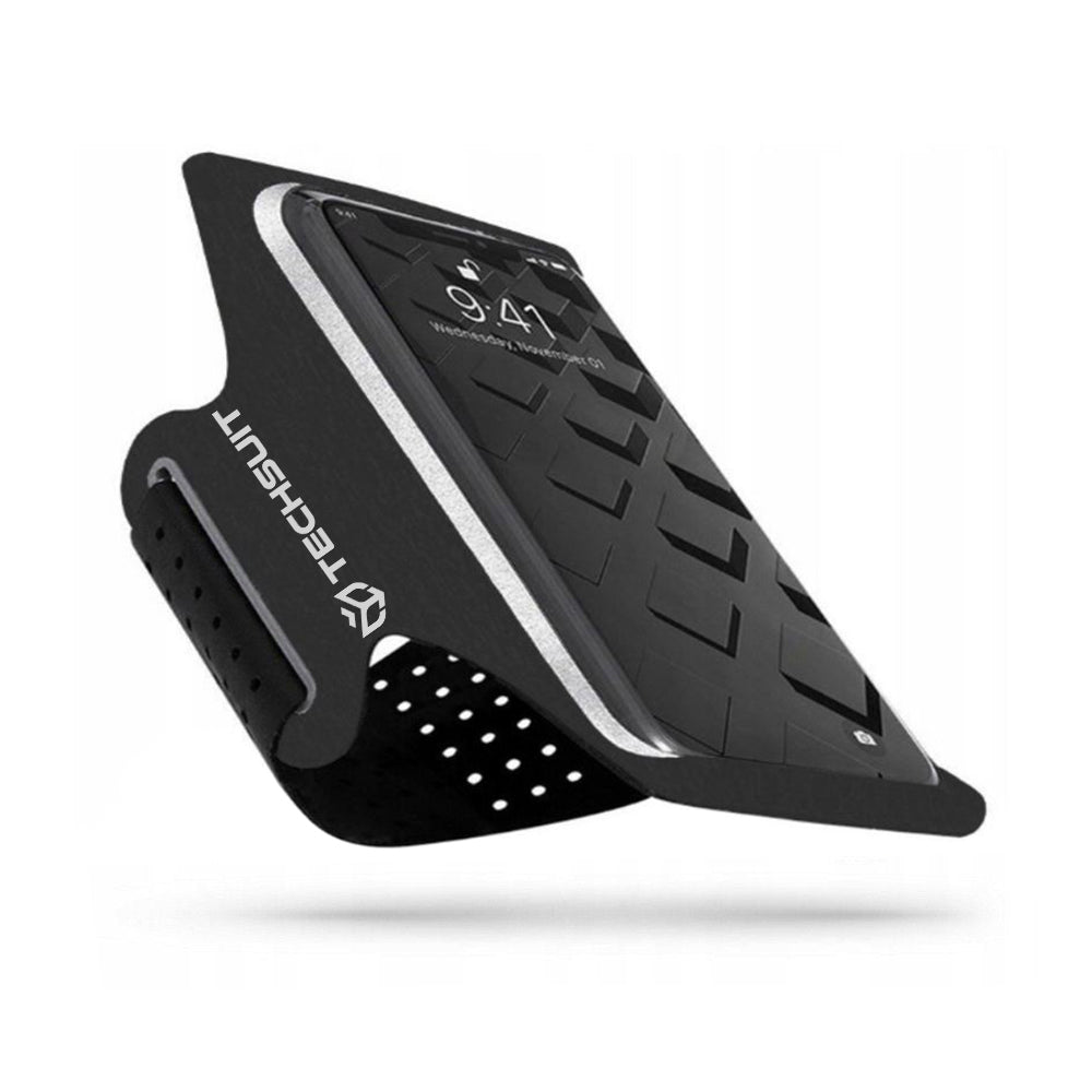 Universele Telefoonhoes voor max. 6,5 inch, Techsuit, Sports TH10, Grijs